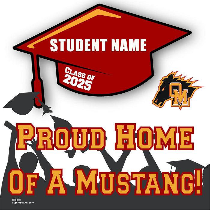 Oakdale High School 24x24 Class of 2025 Yard Sign (Option B)