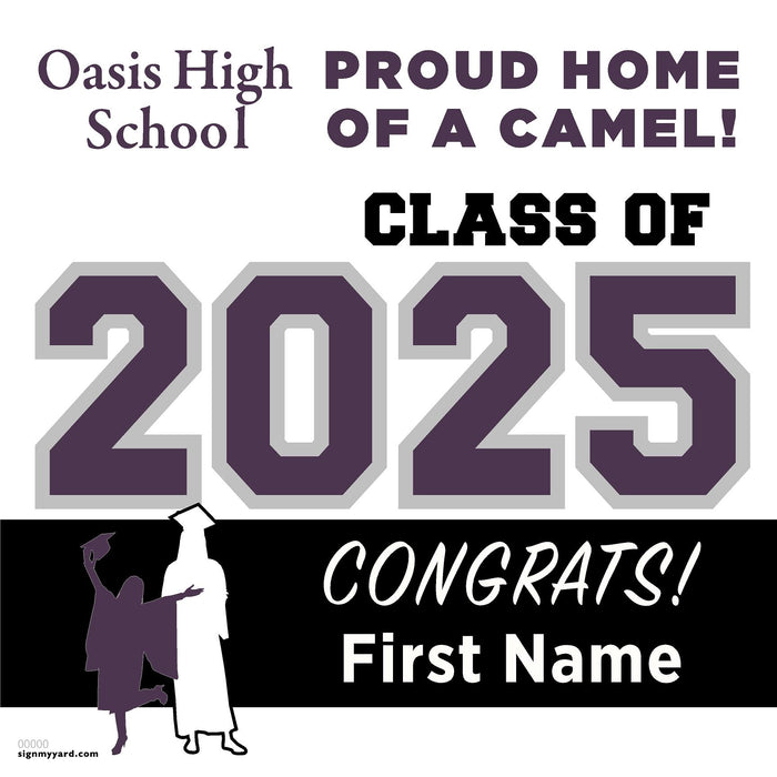 Oasis High School 24x24 Class of 2025 Yard Sign (Option A)