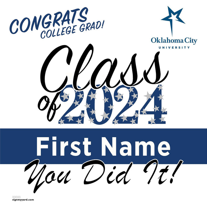 Oklahoma City University 24x24 Class of 2024 Yard Sign (Option B)