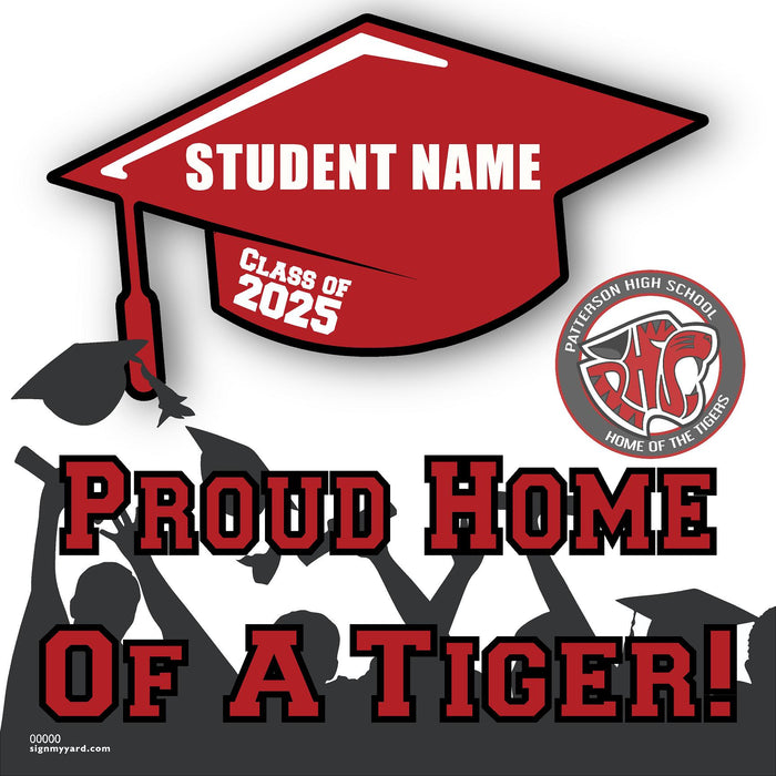 Patterson High School 24x24 Class of 2025 Yard Sign (Option B)