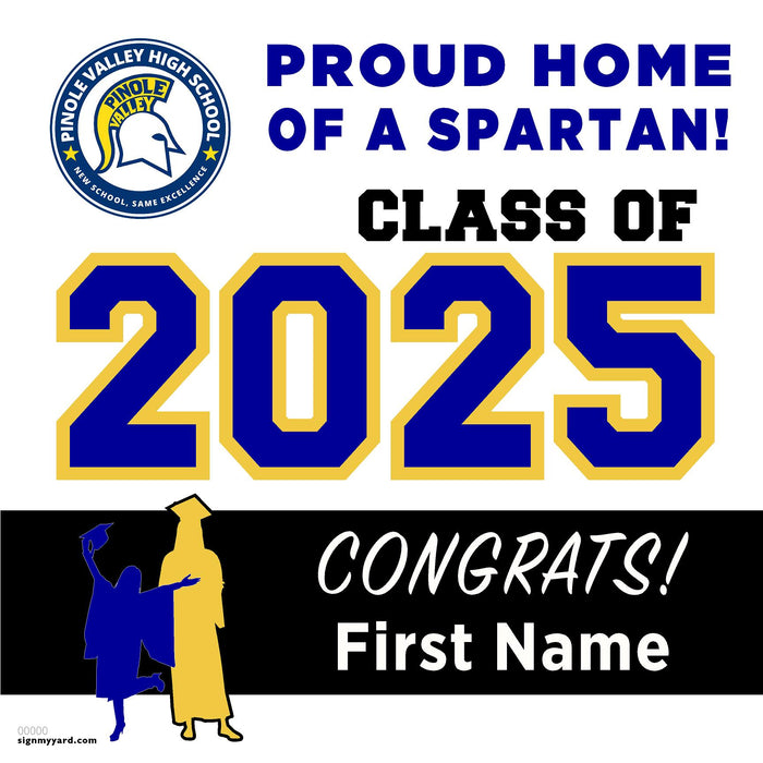 Pinole Valley High School 24x24 Class of 2025 Yard Sign (Option A)