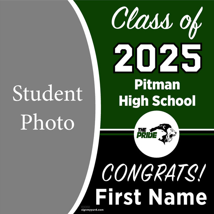 Pitman High School 24x24 Class of 2025 Yard Sign (Option C)