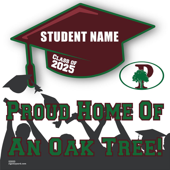 Plaza Robles High School 24x24 Class of 2025 Yard Sign (Option B)