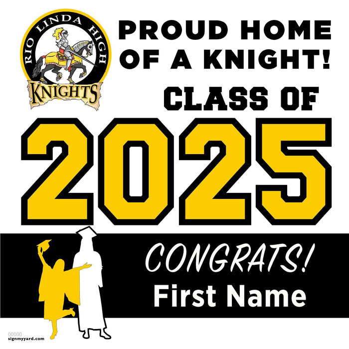 Rio Linda High School 24x24 Class of 2025 Yard Sign (Option A)