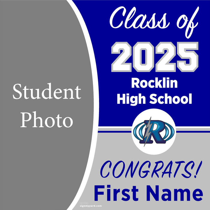 Rocklin High School 24x24 Class of 2025 Yard Sign (Option C)