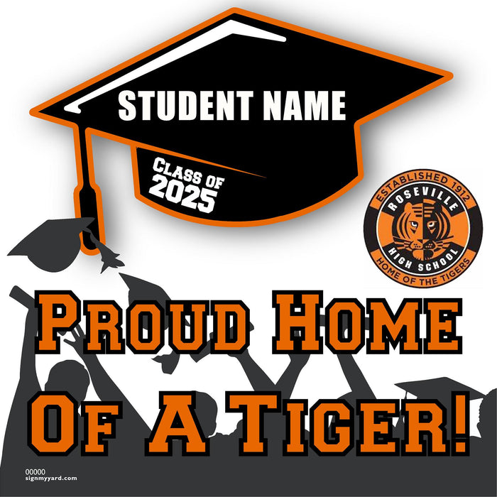 Roseville High School 24x24 Class of 2025 Yard Sign (Option B)