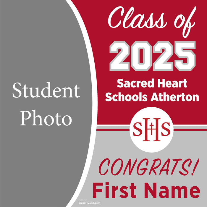 Sacred Heart School 24x24 Class of 2025 Yard Sign (Option C)