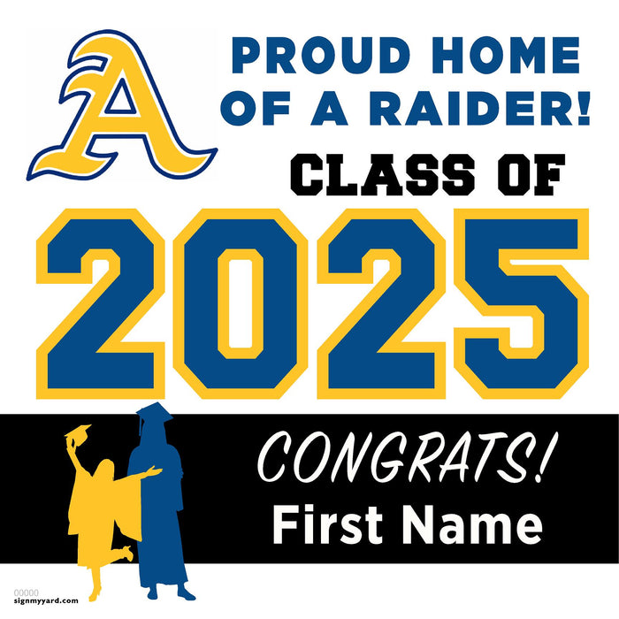 Saint Thomas Aquinas High School 24x24 Class of 2025 Yard Sign (Option A)