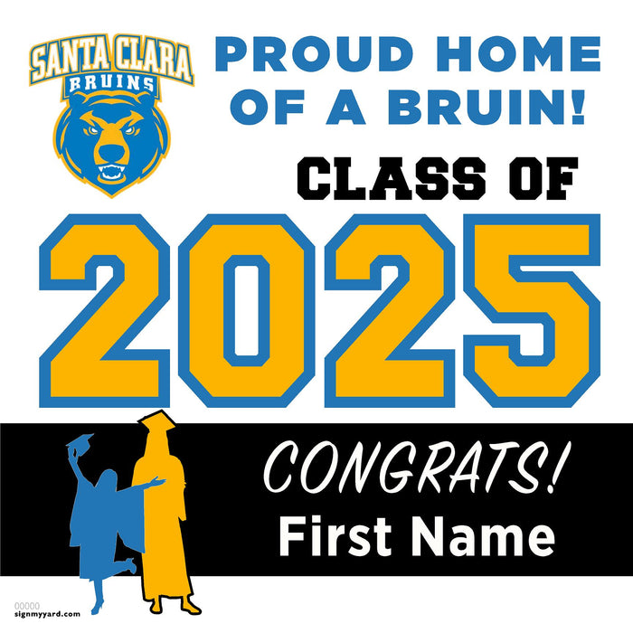 Santa Clara High School 24x24 Class of 2025 Yard Sign (Option A)