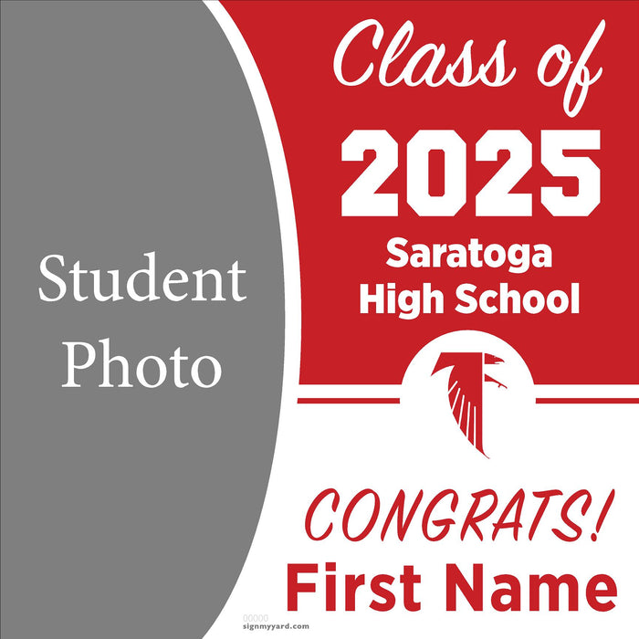 Saratoga High School 24x24 Class of 2025 Yard Sign (Option C)