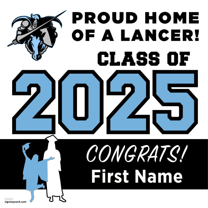 Tennyson High School 24x24 Class of 2025 Yard Sign (Option A)