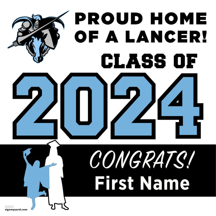 Tennyson High School 24x24 Class of 2024 Yard Sign (Option A)