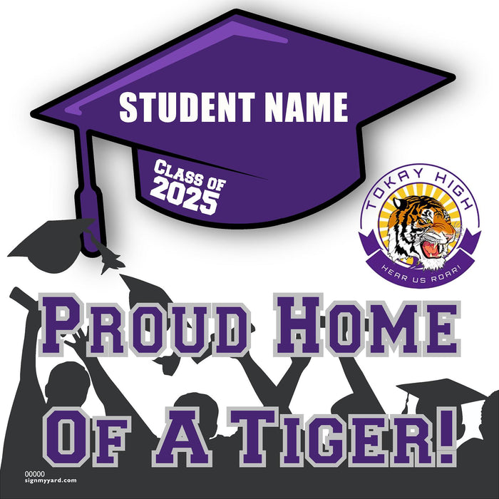 Tokay High School 24x24 Class of 2025 Yard Sign (Option B)