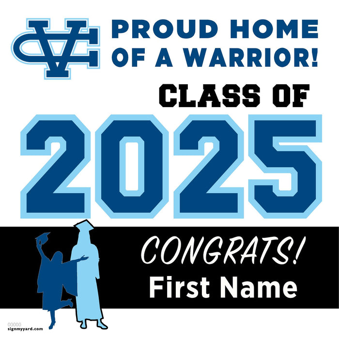 Valley Christian High School (San Jose) 24x24 Class of 2025 Yard Sign (Option A)