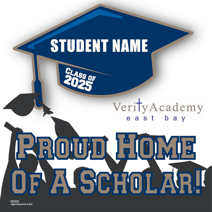 Verity Academy East Bay High School 24x24 Class of 2025 Yard Sign (Option B)