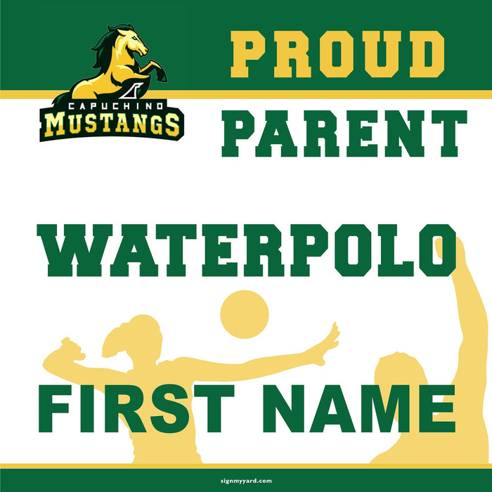 Capuchino High School Waterpolo 24x24 Yard Sign